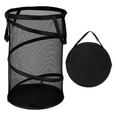 Large Collapsible Laundry Basket Collapsible Mesh With Handles For Laundry Bathroom Kids Room College Dorm Travel Storage Organizer