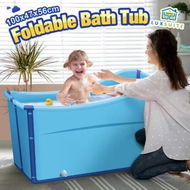 Detailed information about the product Large Foldable Bath Tub Bathroom Soaking Freestanding Plastic Portable Collapsible Modern Shower Bathtub for Baby Children Adult Blue