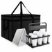 Large Insulated Food Delivery Bag And Drink Carrier With Hard Bottom For Pizza Grocery Catering Travel Hot And Cold Food Transport. Available at Crazy Sales for $19.99