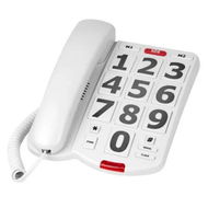 Detailed information about the product Large Key Wired Telephone,Adjustable Ringing Tone,and earpiece Volume,The earpiece can be Adjusted to Ultra-high Volume,which is Helpful for Those with Hearing Impairment