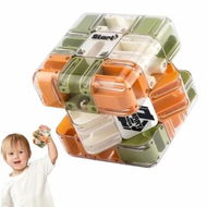 Detailed information about the product Large Labyrinth 3D Maze Cube,Logical Challenge 3x3 Maze Puzzle Cube Toy for Stress Relief & Logic Development,Educational Focus Game Gift (Orange)