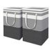 Large Laundry Basket,Waterproof,Freestanding Laundry Hamper,Collapsible Tall Clothes Hamper with Extended Handles (Grey,2Pack,75L). Available at Crazy Sales for $19.99