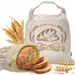 Large Linen Beeswax Bread Bags Reusable Double-Lock Freezer Baking Container Gift Giving for Homemade,Loaf,Sourdough,Food Storage(1 Pack). Available at Crazy Sales for $14.95