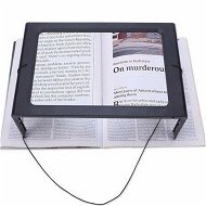 Detailed information about the product Large Magnifying Glass Hands-Free Full-Page 3X Magnifier 12 LED Lighted Illuminated Foldable Desktop Portable For Elder Kids