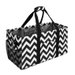 Large Metal Frame Utility Tote Bag,Collapsible Reusable Grocery Bags with Sturdy Handles,Reinforced Bottom Oxford Fabric Moving Shopping Basket. Available at Crazy Sales for $29.99