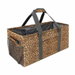 Large Metal Frame Utility Tote Bag,Collapsible Reusable Grocery Bags with Sturdy Handles,Reinforced Bottom Oxford Fabric Moving Shopping Basket. Available at Crazy Sales for $29.99