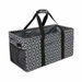 Large Metal Frame Utility Tote Bag,Collapsible Reusable Grocery Bags with Sturdy Handles,Reinforced Bottom Oxford Fabric Moving Shopping Basket. Available at Crazy Sales for $29.99