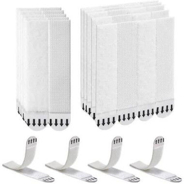 Large Picture Hanging Strips Heavy Duty,20-Pairs(40 Strips)Sticky Picture Hangers for Walls,Hanging Pictures Without Nail,Damage Free No Nails Refill Adhesive Poster Strips