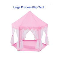 Detailed information about the product Large Princess Play Tent Castle Tulle Children Game House