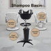 Large Salon Basin Shampoo Hairdressing Hair Wash Bowl Barber Furniture Portable Washing Sink Cutting Beauty Shop Seniors High Gloss Black Adjustable. Available at Crazy Sales for $89.95