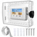 Large Thermostat Lock Box with Combination Lock, AC Lock Box Cover Fits Thermostats 5inch H x 6inch W or Smaller, 21.5 x 14.5 x 6.5 cm. Available at Crazy Sales for $24.95
