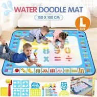 Detailed information about the product Large Water Doodle Mat Kids Painting Drawing Writing Board Colour Magic Pens Stamps Aqua DIY Craft Canvas Cartoon Rug Carpet Educational Toy 150x100cm