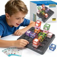 Detailed information about the product Laser 37 Mazes Reasoning Game STEM Toy 60 Challenges Puzzle Board Game for Ages 8-13 Birthday Gift