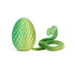 Laser Yellow Green 3D Printed Viper Dragon Egg Set Movable Joint Toy Popular Easter Gift for Children. Available at Crazy Sales for $14.99