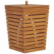 Detailed information about the product Laundry Basket 30x30x45 Cm Solid Teak Wood