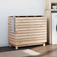 Detailed information about the product Laundry Basket 88.5x44x76 cm Solid Wood Pine