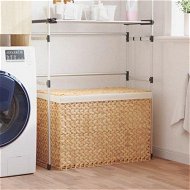 Detailed information about the product Laundry Basket with 3 Sections 75x42.5x52 cm Water Hyacinth