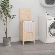 Detailed information about the product Laundry Box 44x44x76 Cm Solid Wood Pine