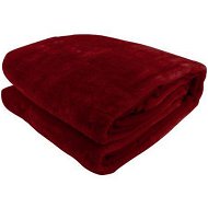 Detailed information about the product Laura Hill 600GSM Large Double-Sided Faux Mink Blanket - Wine Red