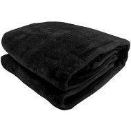 Detailed information about the product Laura Hill 600GSM Large Double-Sided Queen Faux Mink Blanket - Black