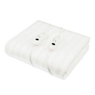 Detailed information about the product Laura Hill Heated Electric Blanket Queen Fitted Polyester - White