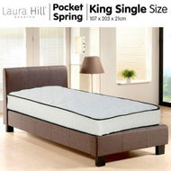 Detailed information about the product Laura Hill Pocket Spring Mattress - King Single