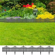 Detailed information about the product Lawn Edgings 17 Pcs Anthracite 10 M PP