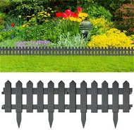 Detailed information about the product Lawn Edgings 25 Pcs Anthracite 10 M PP
