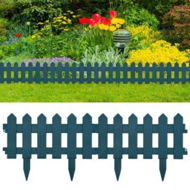 Detailed information about the product Lawn Edgings 25 Pcs Green 10 M PP