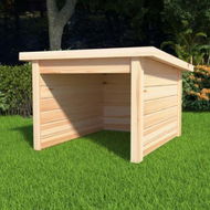 Detailed information about the product Lawn Mower Garage 92x104x59.5 cm Solid Pine Wood 19 mm