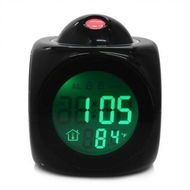 Detailed information about the product LCD Digital Projection Temperature Alarm Clock