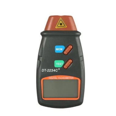 LCD Digital Tachometer,Handheld Digital Photo Tachometer Laser Non Contact Tach Range 2.5RPM-99,999RPM LCD Display Motor Speed Meter