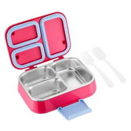 Detailed information about the product Leakproof Stainless Steel Bento Box for Kids,Children Bento Box,Leakproof,Double Layer,3 Compartment 304 Stainless Steel Container for School and Home