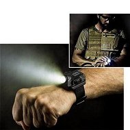 Detailed information about the product LED 1000 Lm Display Rechargeable Waterproof LED Flashlight Wrist Watch Flashlight Torch Light