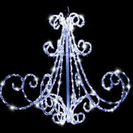 Detailed information about the product LED Acrylic Chandelier Flashing available in 2 colors - Multicolor