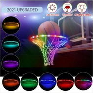 Detailed information about the product LED Basketball Hoop Lights Solar Powered Glow-in-The-Dark Basketball Rim Lights Waterproof Super Bright Strip Lights With 8 Light Modes