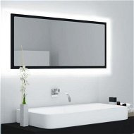 Detailed information about the product LED Bathroom Mirror Black 100x8.5x37 Cm Acrylic.
