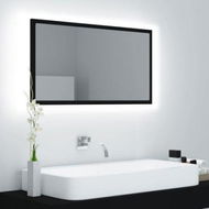 Detailed information about the product LED Bathroom Mirror Black 80x8.5x37 Cm Acrylic.