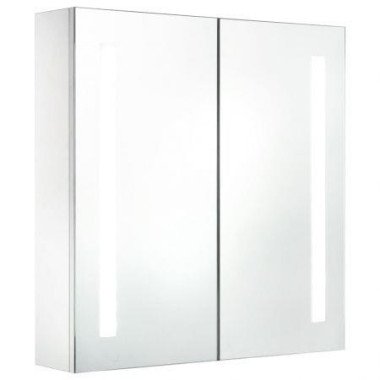 LED Bathroom Mirror Cabinet 60x14x62 Cm