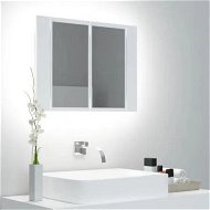 Detailed information about the product LED Bathroom Mirror Cabinet White 60x12x45 cm Acrylic