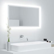 Detailed information about the product LED Bathroom Mirror White 80x8.5x37 Cm Acrylic.