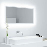 Detailed information about the product LED Bathroom Mirror White 90x8.5x37 Cm Acrylic.