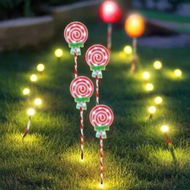 Detailed information about the product LED Candy Lollipop Path Lights 4pk