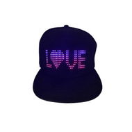 Detailed information about the product LED Cap With Programmable APP Text Display Message Snapback Hat For Club Party Event