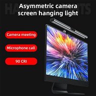 Detailed information about the product LED Desk Lamp Dimmable Office Computer Screenbar Eye-caring Table Lamp For Study Reading Screen Monitor Hanging Light Bar With Camera And Mic