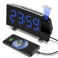 Detailed information about the product LED Digital Smart Alarm Clock Watch Table Electronic Desktop Clocks USB Wake Up Clock with 180 degree Time Projector Snooze