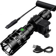 Detailed information about the product LED Flashlight For Hunting Tactical Night Scout Lights Set L2 Fish Light USB Rechargeable Waterproof Torch