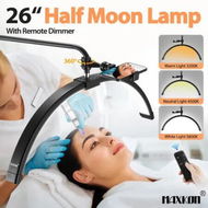 Detailed information about the product Led Floor Lamp Fill Light Beauty Half Moon for Eyelash Extension Tattoo Salon Spa Facial Nail Makeup Adjustable Brightness