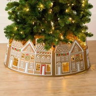 Detailed information about the product LED Gingerbread Christmas Tree Collar 26inch Chirstmas Decoration