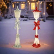 Detailed information about the product LED Glitter Street Lamp 120cm Twinkle available in 2 Colors - Red